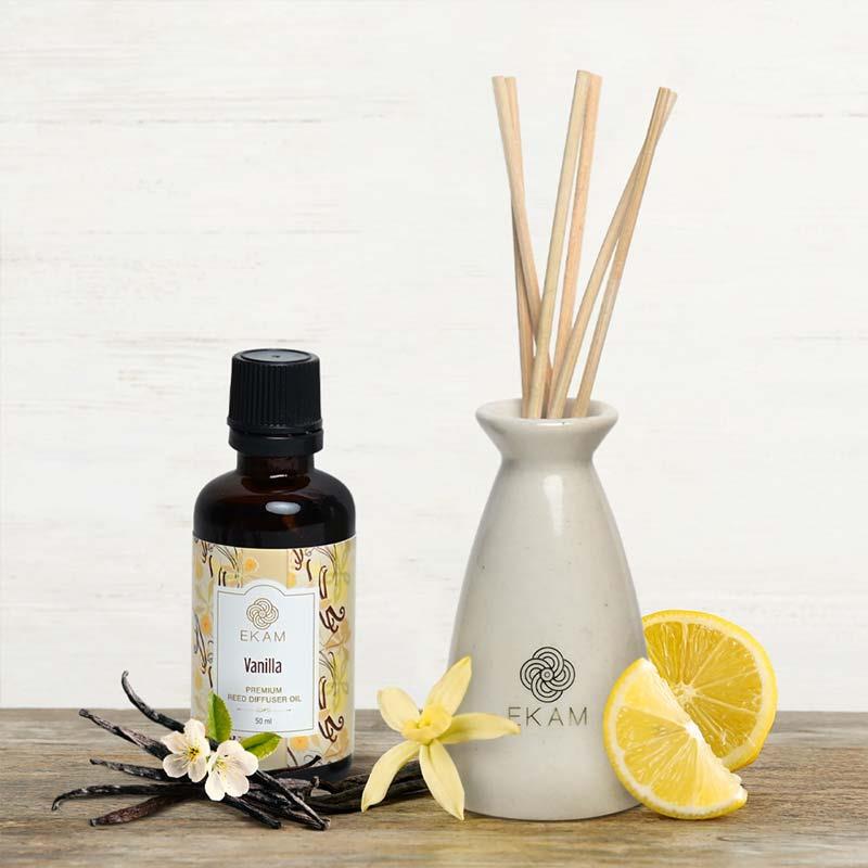 Vanilla Reed Diffuser Set
