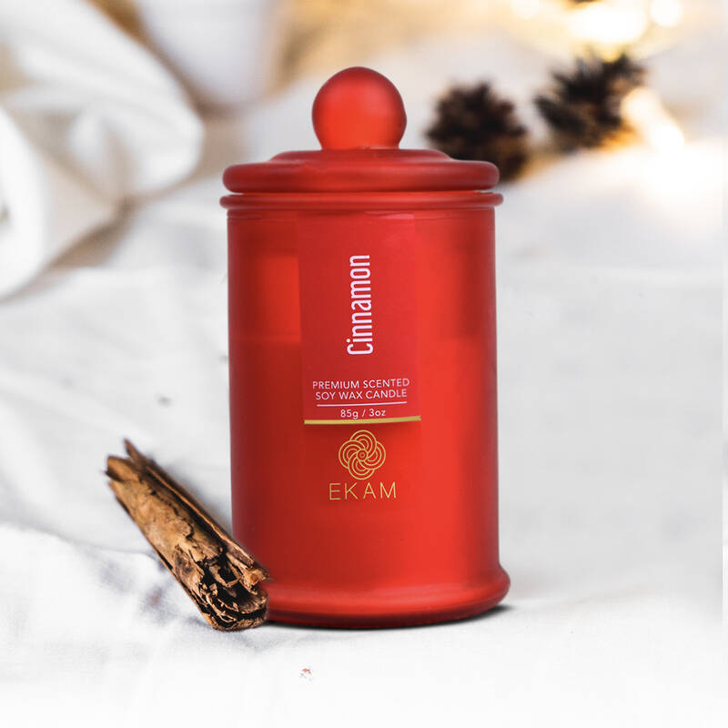 Cinnamon Apothecary Jar Scented Candle