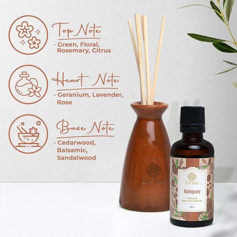Mahogany Reed Diffuser Set