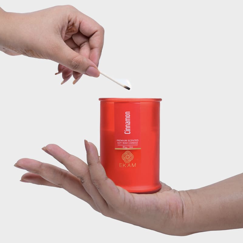 Cinnamon Apothecary Jar Scented Candle