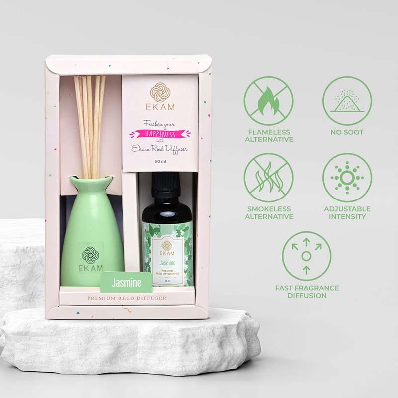 Jasmine Reed Diffuser Set