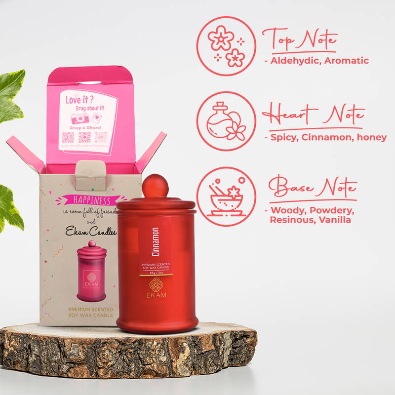 Cinnamon Apothecary Jar Scented Candle