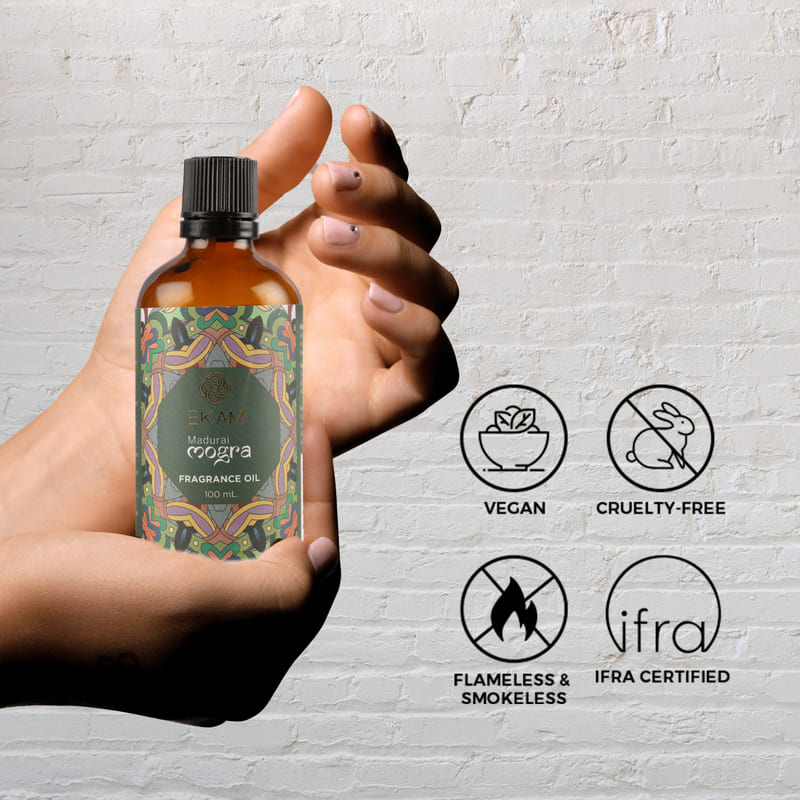 Madurai Mogra Fragrance Oil, 100ml