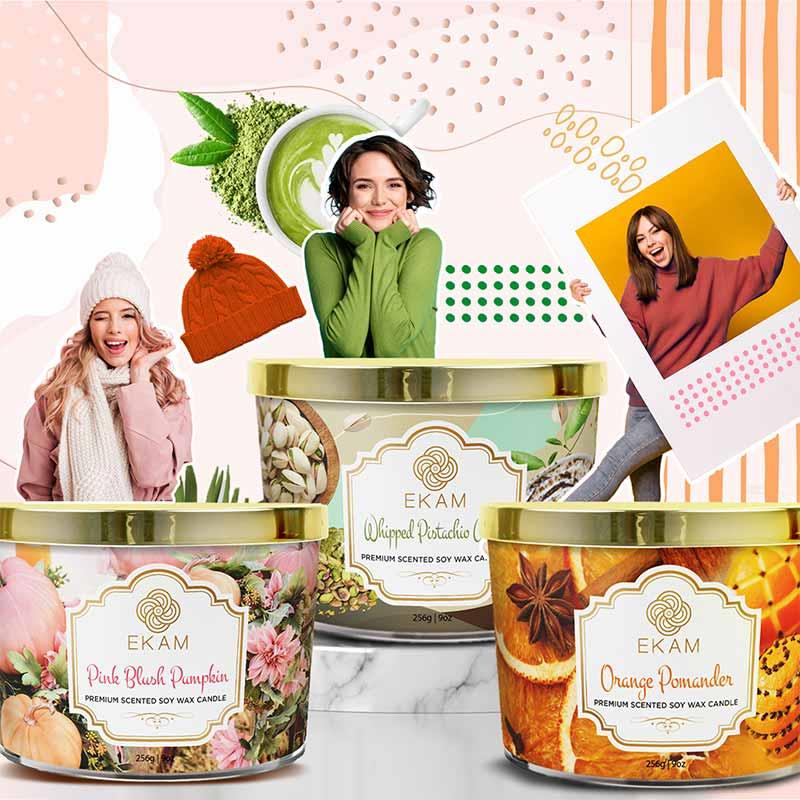 Whipped Pistachio 3 Wick Scented Candle