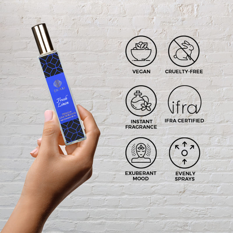 Fresh Linen Car Freshener, 50ml