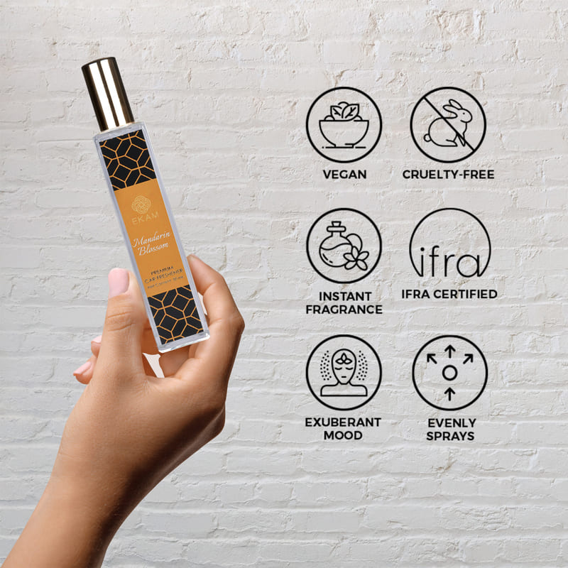 Mandarin Blossom Car Freshener, 50ml