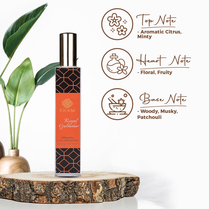 Royal Gulmohar Car Freshener, 50ml