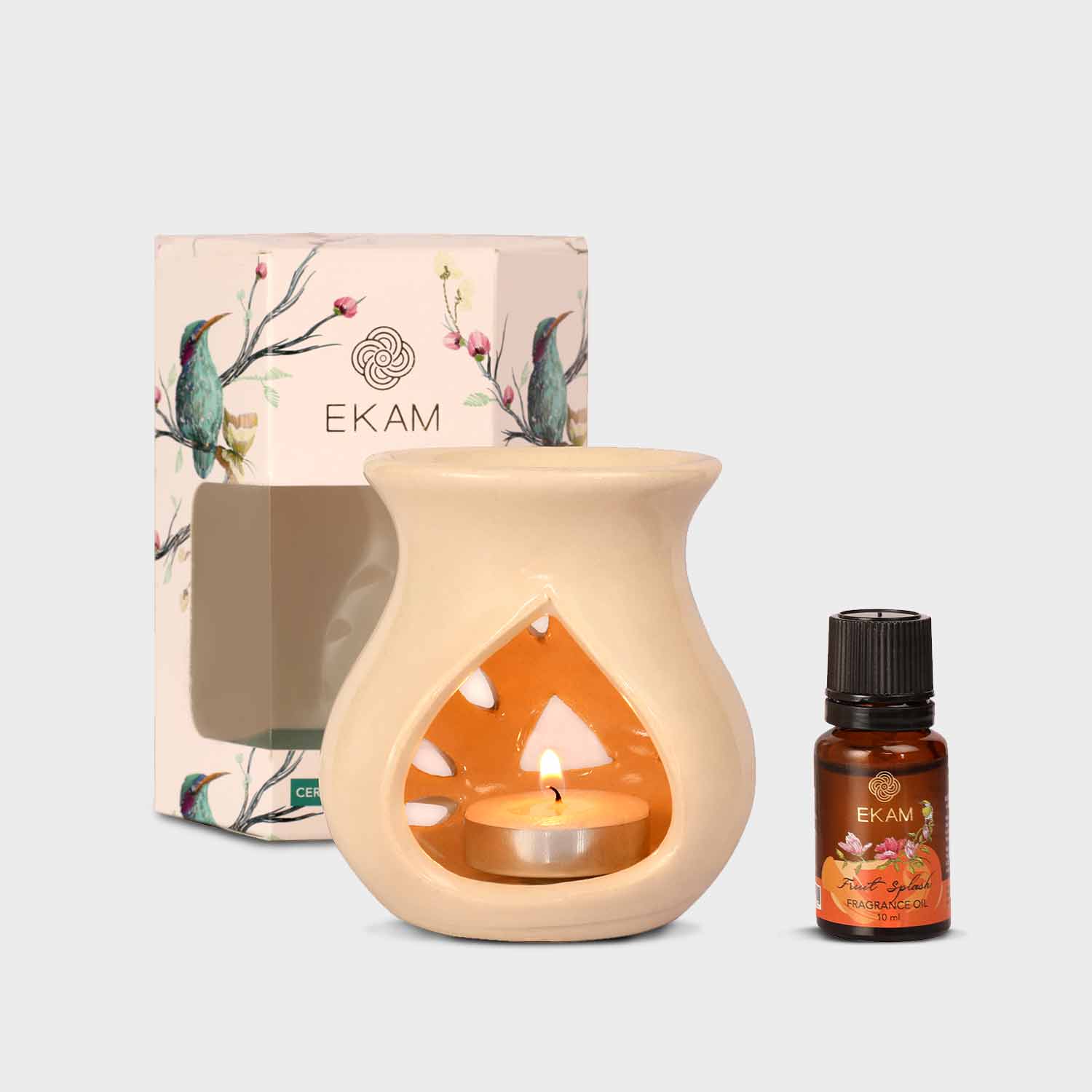 Fruit Splash Ceramic Oil Warmer Set, Core Range