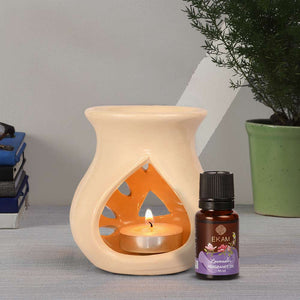 Lavender Ceramic Oil Warmer Set, Core Range