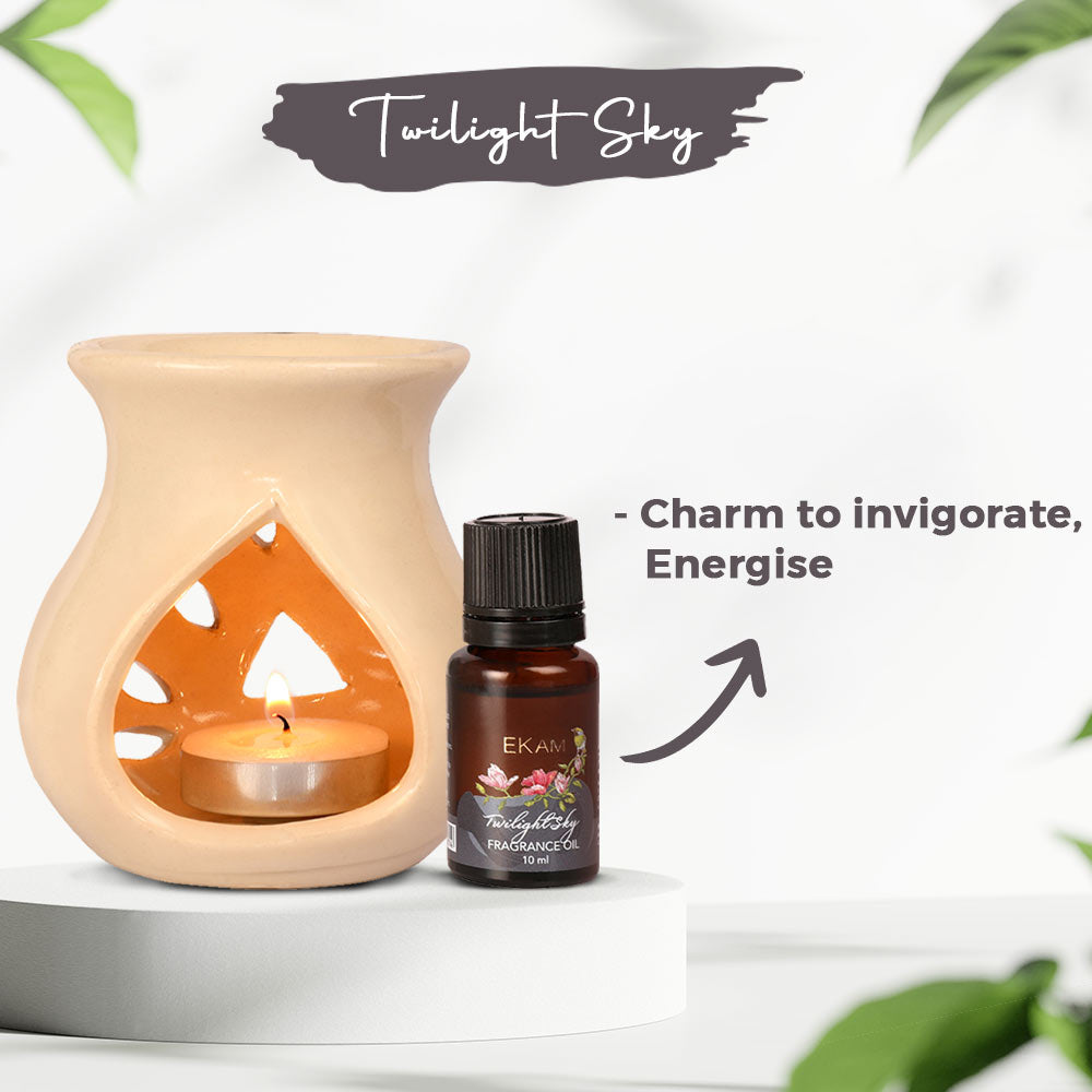 Twilight Sky Ceramic Oil Warmer Set, Core Range