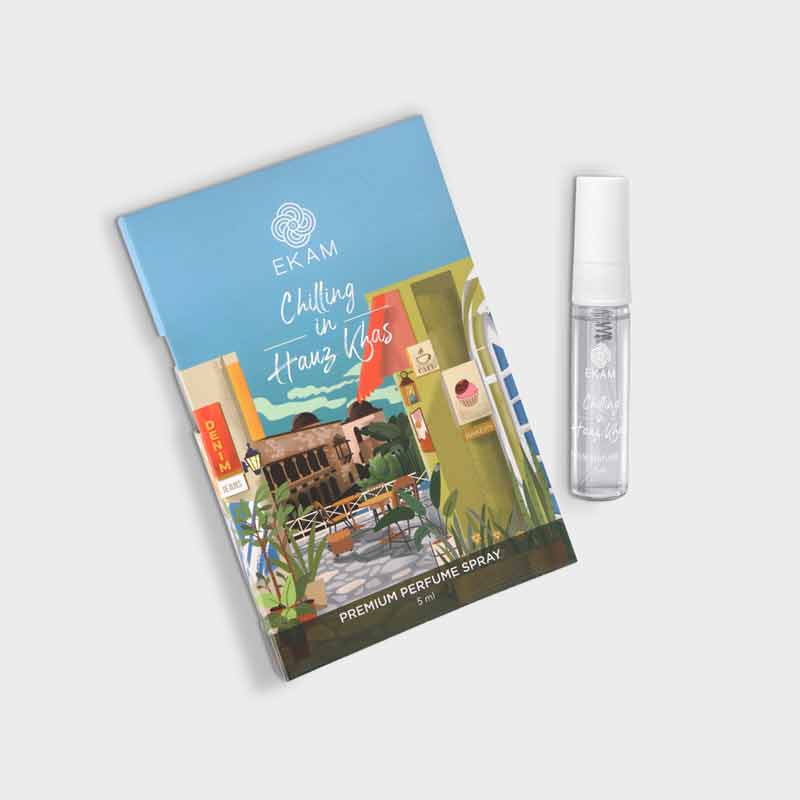 Chilling in Hauz Khas Perfume Spray, 5ML Trial Pack