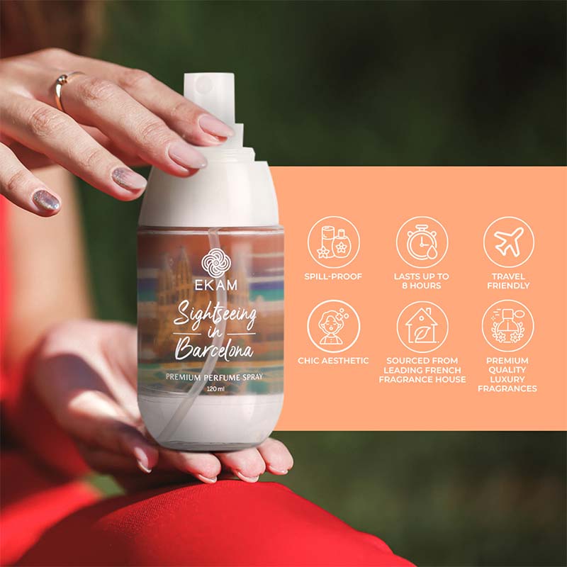 Sightseeing in Barcelona Perfume Spray, 120ML