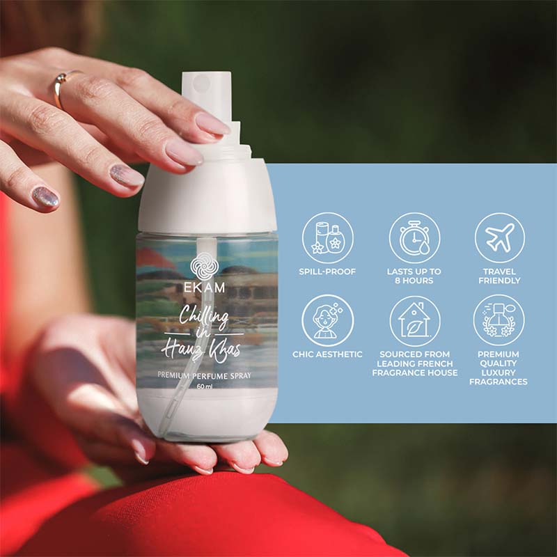 Chilling in Hauz Khas Perfume Spray, 120ML