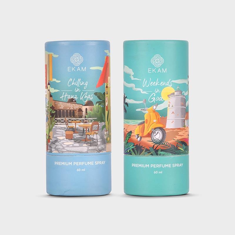 Pack of 2 Perfume Sprays-60 ml (Chilling in Hauz Khas + Weekends in Goa)
