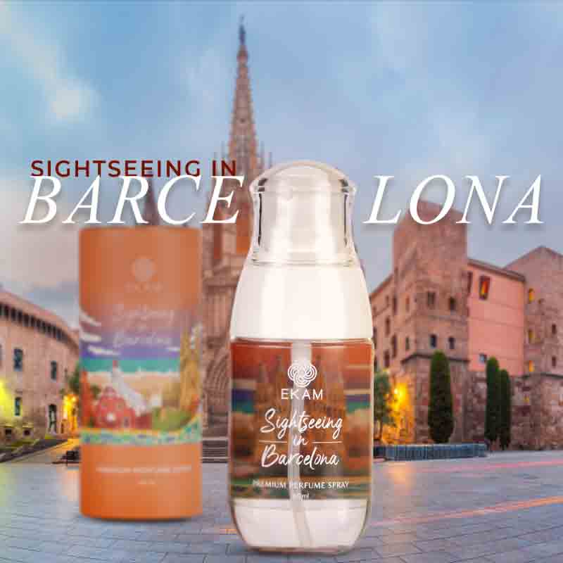 Pack of 2 Perfume Sprays-60 ml (Evenings in Santorini + Sightseeing in Barcelona)