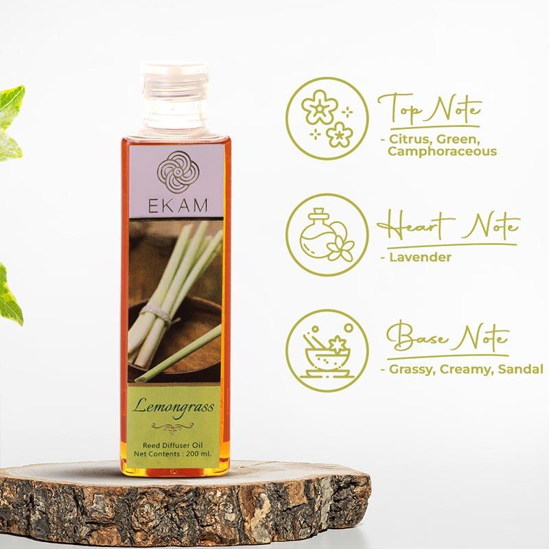 Lemongrass Reed Diffuser Oil, 200ml