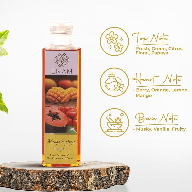 Mango Papaya Reed Diffuser Oil, 200ml