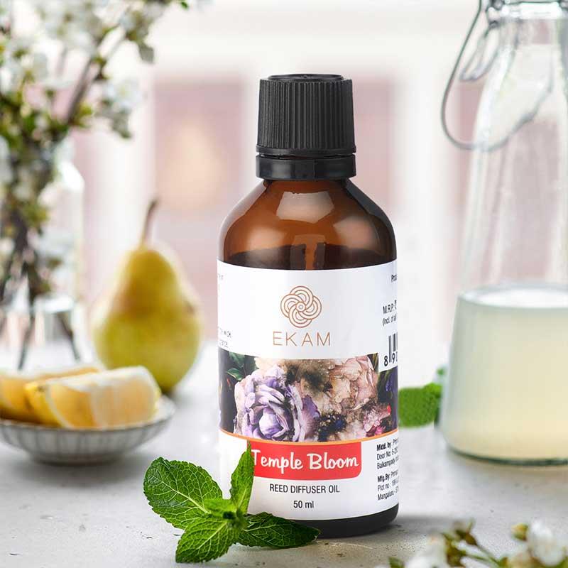 Temple Bloom Reed Diffuser Refill Pack, 50ml