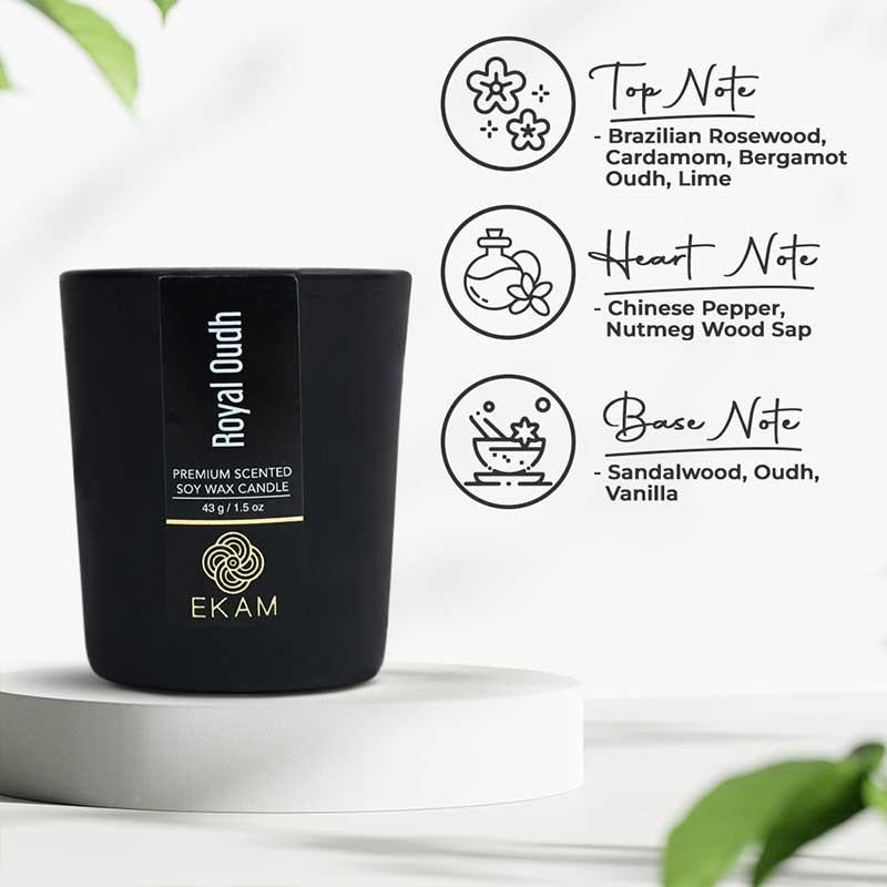 Royal Oudh Shot Glass Scented Candle