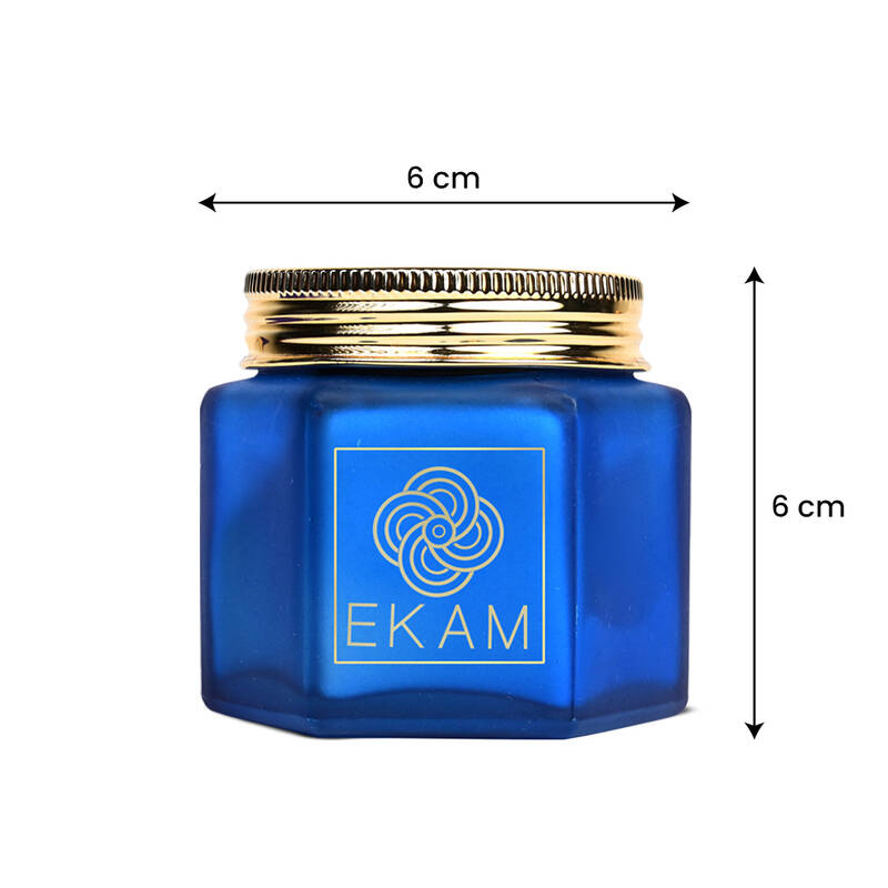 Black Tea & Pomegranate Hexa Jar Scented Candle