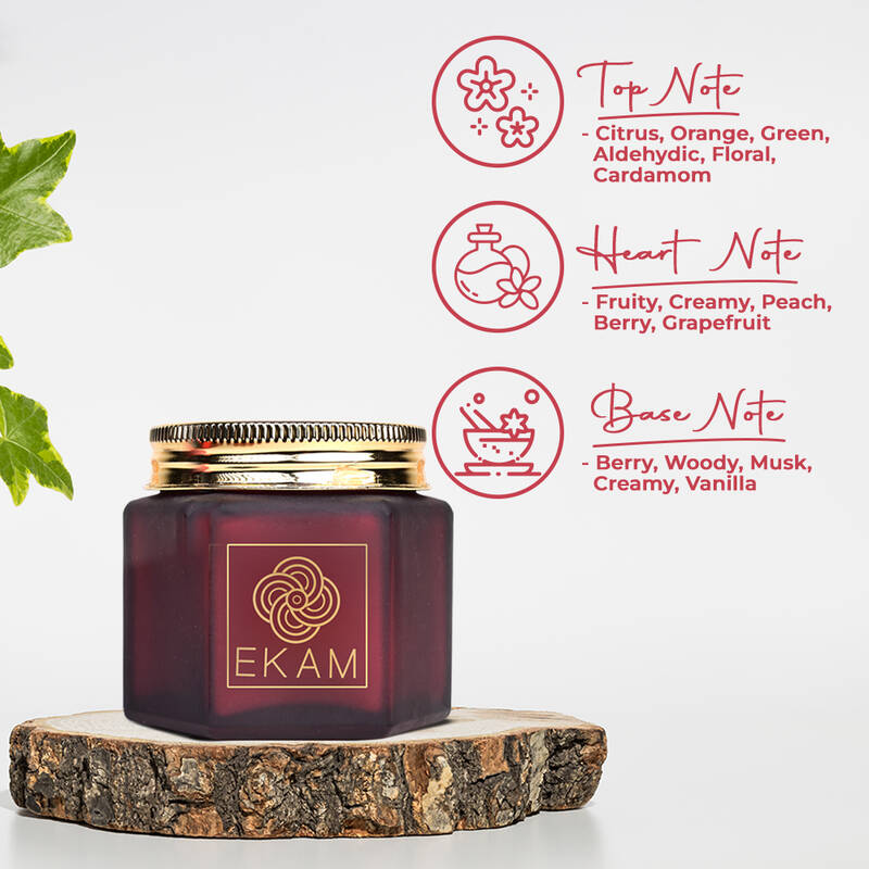 Cranberry Hexa Jar Scented Candle