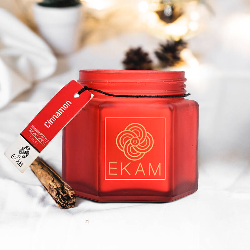 Cinnamon Hexa Jar Scented Candle