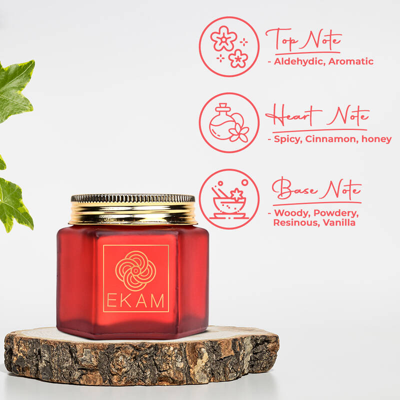 Cinnamon Hexa Jar Scented Candle