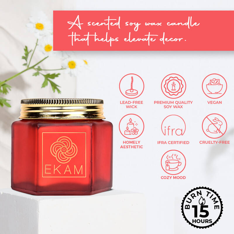 Cinnamon Hexa Jar Scented Candle