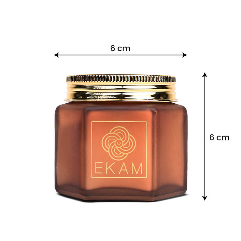 Chocolate Peppermint Hexa Jar Scented Candle