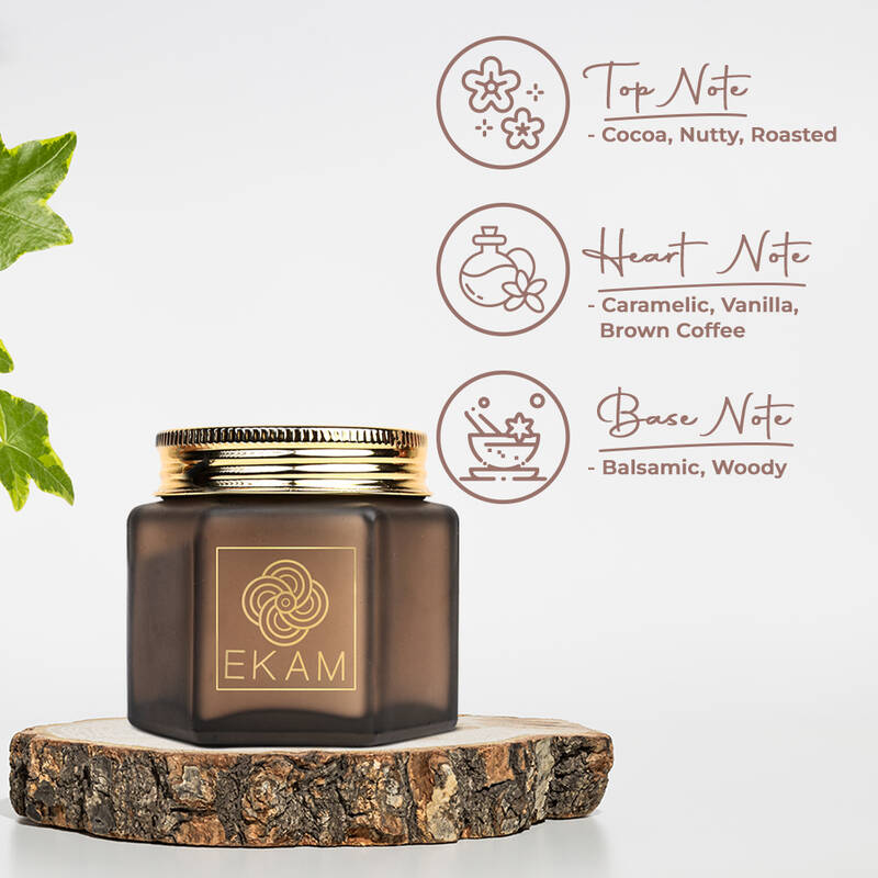 Espresso Coffee Hexa Jar Scented Candle