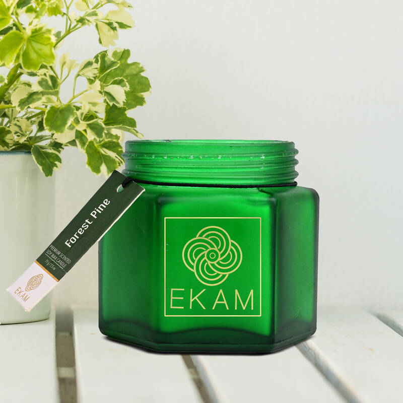 Forest Pine Hexa Jar Scented Candle