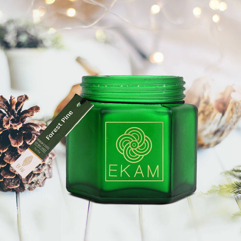 Forest Pine Hexa Jar Scented Candle