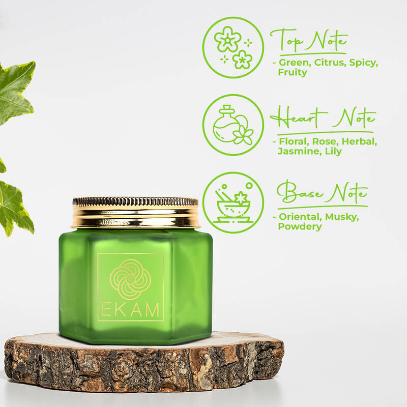 Herb Garden Hexa Jar Scented Candle