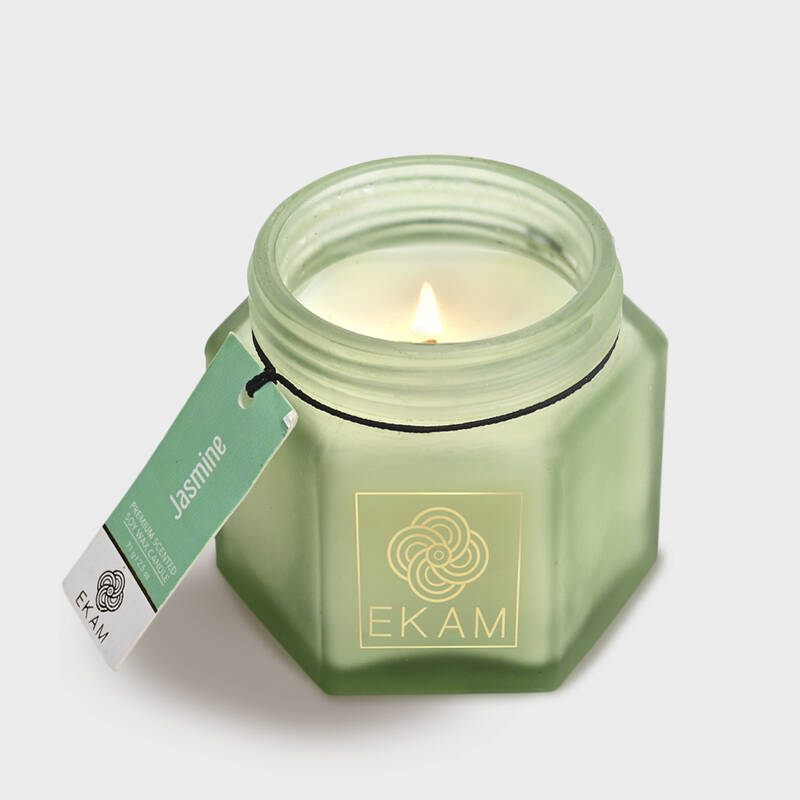 Jasmine Hexa Jar Scented Candle