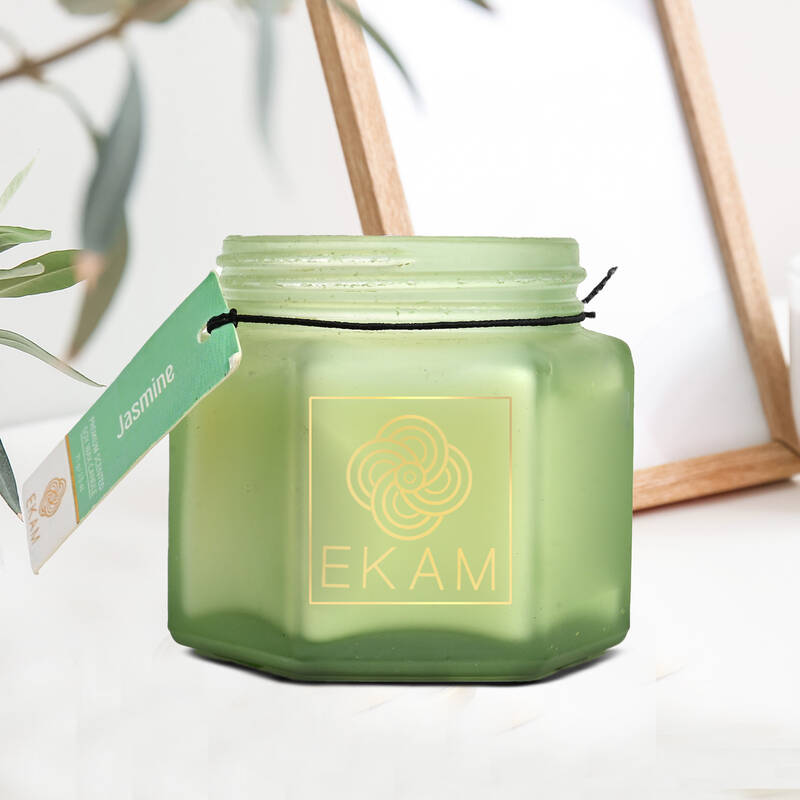 Jasmine Hexa Jar Scented Candle