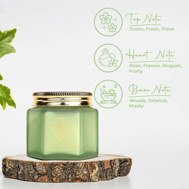 Jasmine Hexa Jar Scented Candle