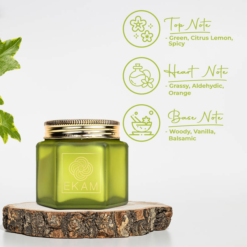 Lemongrass Hexa Jar Scented Candle