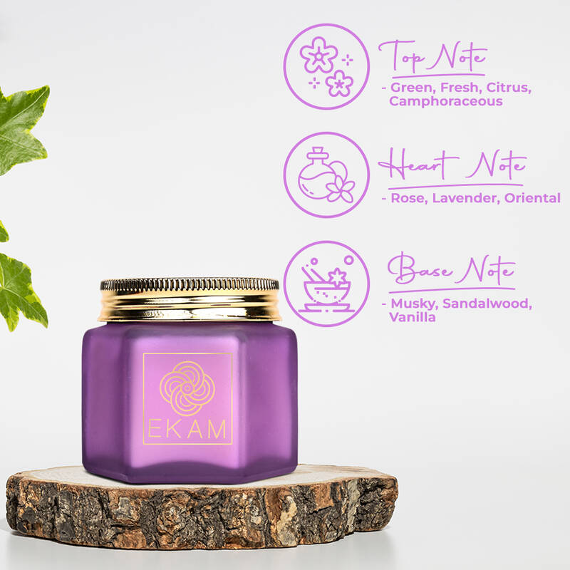 Lavender Hexa Jar Scented Candle