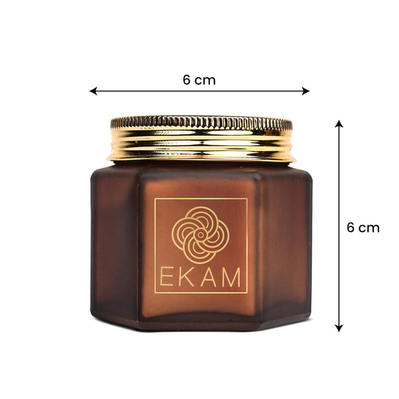 Mahogany Hexa Jar Scented Candle