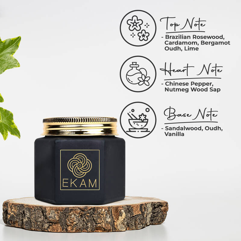 Royal Oudh Hexa Jar Scented Candle