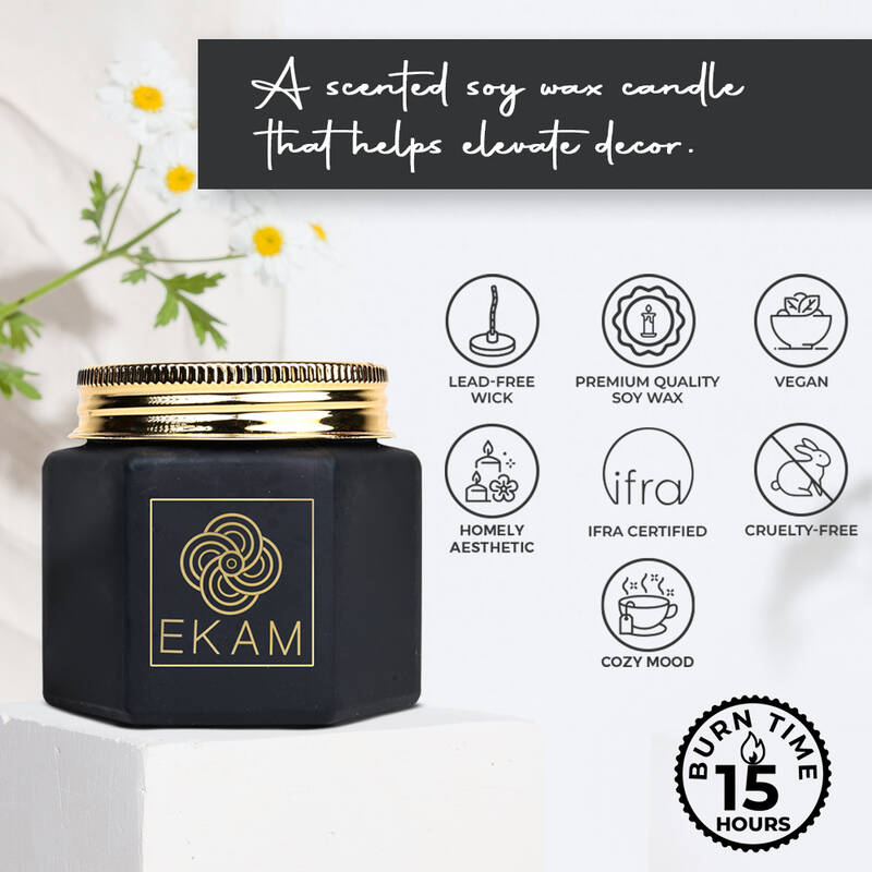 Royal Oudh Hexa Jar Scented Candle