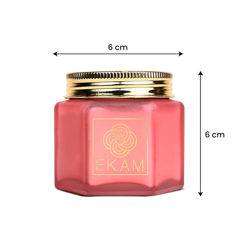 Rose Hexa Jar Scented Candle