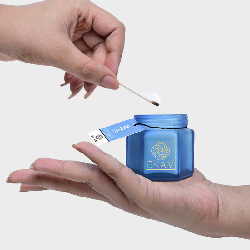 Sea & Sun Hexa Jar Scented Candle