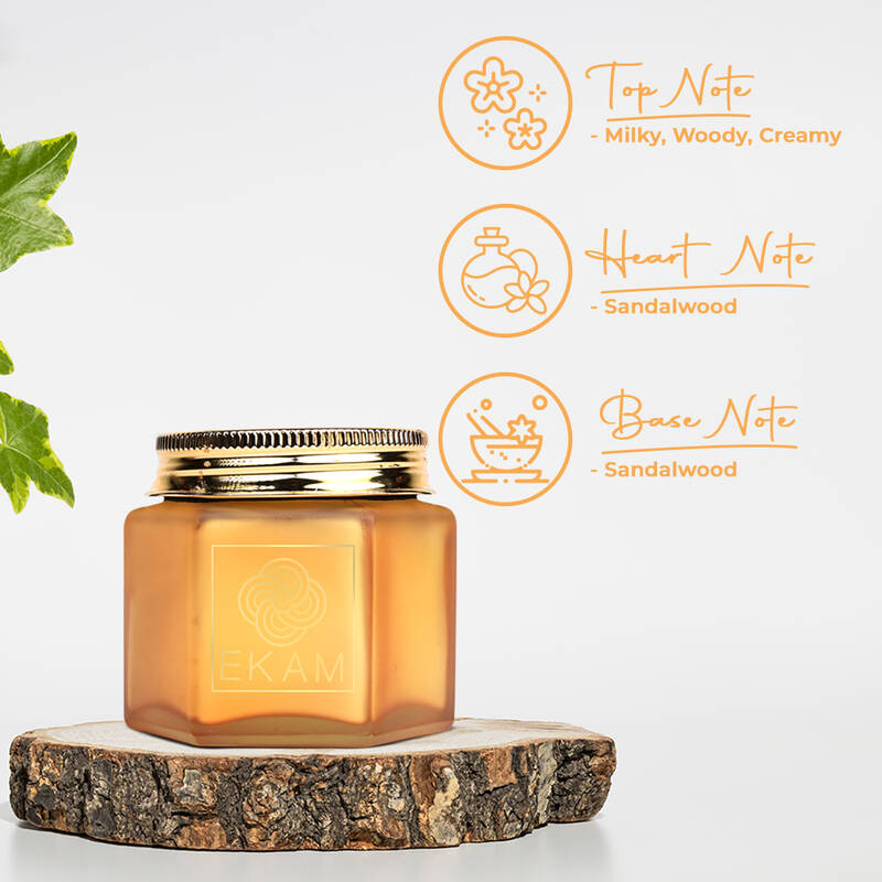 Sandalwood Hexa Jar Scented Candle