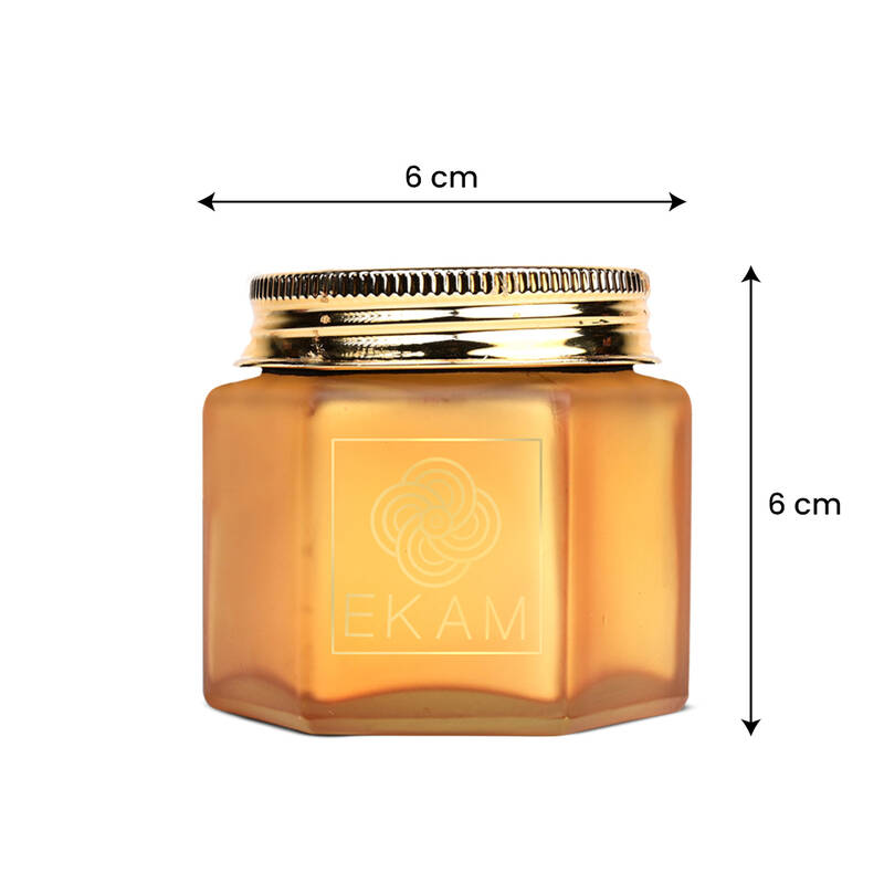 Sandalwood Hexa Jar Scented Candle
