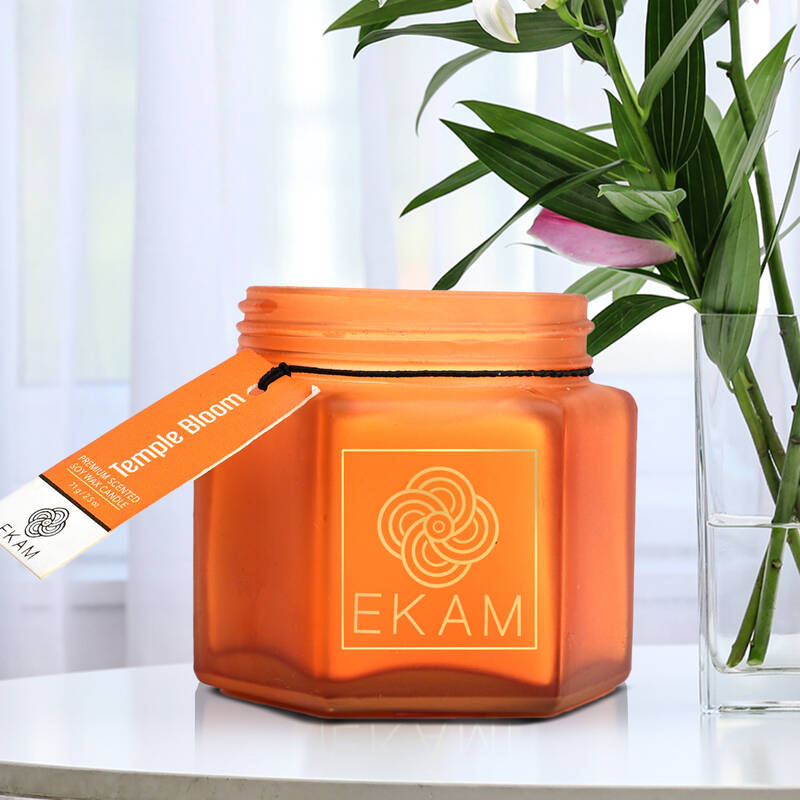Temple Bloom Hexa Jar Scented Candle