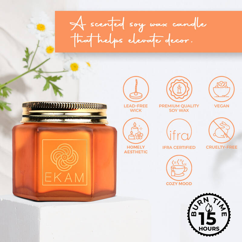 Temple Bloom Hexa Jar Scented Candle