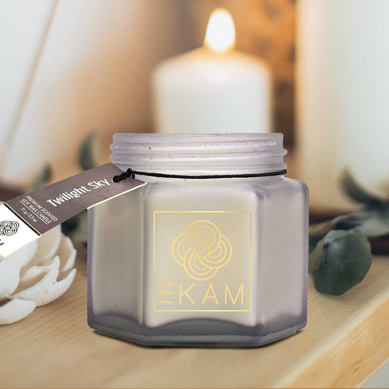 Twilight Sky Hexa Jar Scented Candle