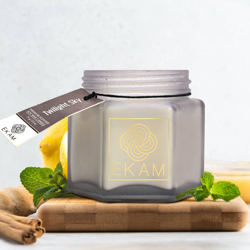 Twilight Sky Hexa Jar Scented Candle