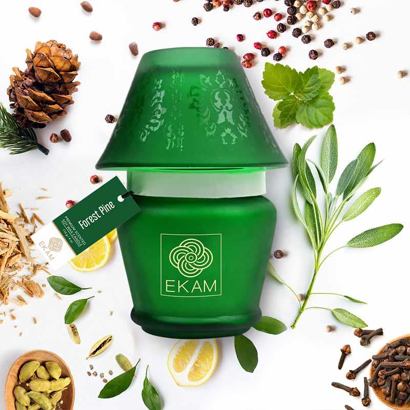 Forest Pine Lampshade Scented Candle